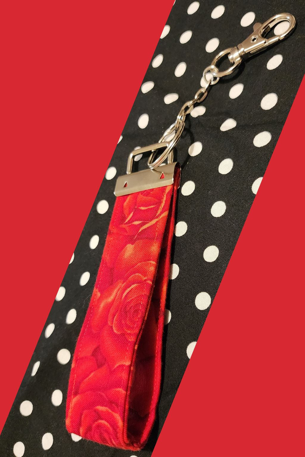 Key Fob Wrislet with clasp key ring