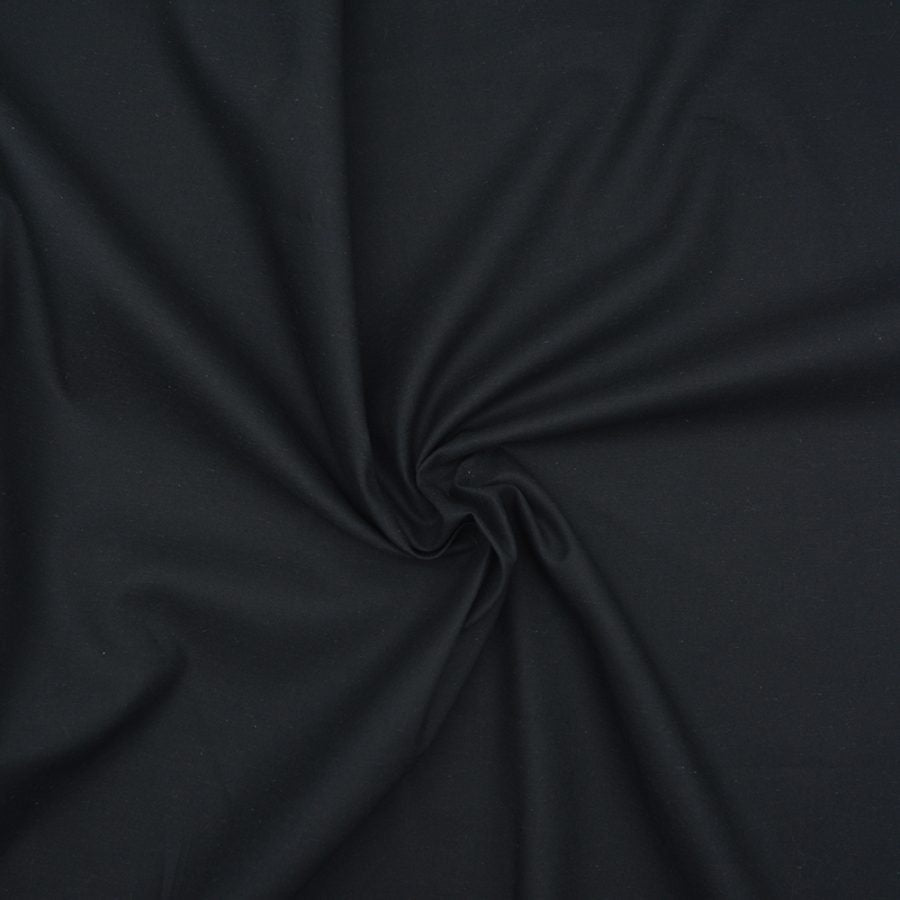 High waist feminine hostess apron in black by Pretty Made - 100% cotton Fabric