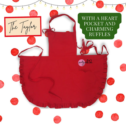 The Taylor Red Apron