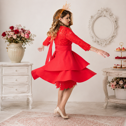 The Jessica Red Apron