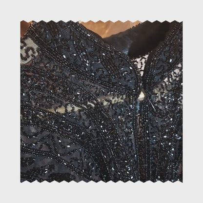 Hand beaded cape